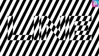 Illusion Text Effect | Picsart Tutorial