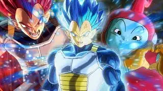 Dragon Ball Xenoverse 2 - SSG Vegeta & Super Saiyan Blue Evolution Complete Movesets +Vs Battles