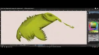Krita: Use Shape brush engine for random start... a little carried away ::)
