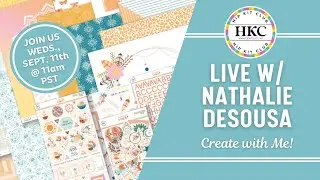 Live with Nathalie - Create with Mixed Media