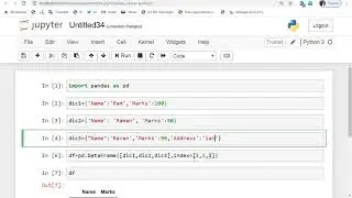 Dataframe from list of dictionaries