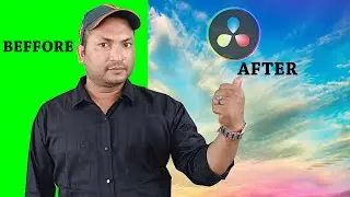 Single Quick Way To Remove Green Screen In Davinci Resolve 18.6