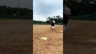 Men’s Slowpitch Softball 🥎 Kyle Wamsher with a seed up the middle ! 💪🏼 #asa #usssa #tourney
