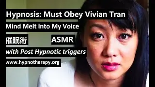 Direct command hypnosis 催眠 - Vivian's voice melts your mind. ASMR Yandere hypno Roleplay. 催眠術