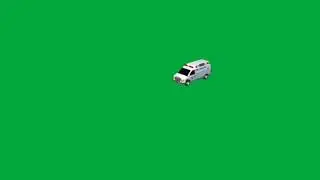 Green screen mobil ambulance