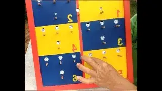 Tablero contador para juego de sapo