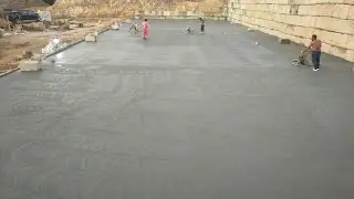 Perfect Concrete Slab Floor Finishes | Power Float | Floor Hardener |
