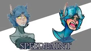 Character's 2 emotions | SPEEDPAINT |