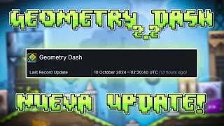 ¿NUEVA ACTUALIZACIÓN DE GEOMETRY DASH EN CAMINO?