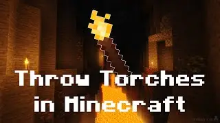 Throw Torches in Minecraft!
