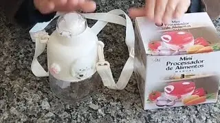 Resenha Garrafa de água e Minitriturador#resenha  #dica #compras