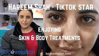 Hareem Shah Tiktok star Body & Skin treatments at Bodevolution