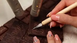 ASMR Subscribers Names On Chocolate 🍫
