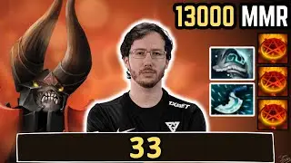 🔥 33 DOOM Offlane Gameplay 7.37d 🔥 33 Perspective - Full Match Dota 2