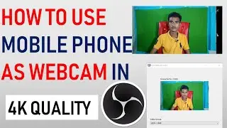 How To Use Mobil Phone As Webcam In Pc | how to use mobile as webcam in obs studio | iriun webcam