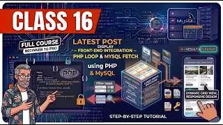 Class 16 | Latest Post - Front View | Dynamic Website using PHP MySQL