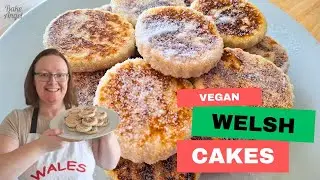 5 Ingredient Vegan Welsh Cakes | Perfect for St David's Day!