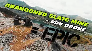 Flying through an abandoned slate mine (FPV Drone Cinematic's)