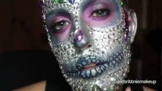 1 minute Jeweled Sugar Skull