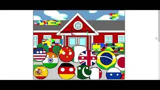 Countryballs S1E1P2  The Glitched School