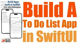 SEE PLAYLIST FOR NEW VERSION: Ch. 5.0 To Do List App in SwiftUI intro