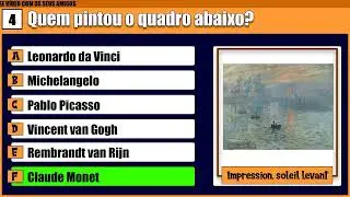 Adivinhe o autor do quadro, parte 3