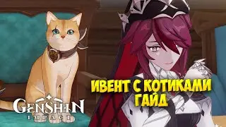 МИЛЫЙ ИВЕНТ С КОТИКАМИ (Мяудиссея замка котиков) ➤ GENSHIN IMPACT ГАЙД