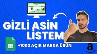 Ücretsiz Gizli Asin Listesi! | 1000'den Fazla Açık Marka Ürün Sizlerle | Amazon Online Arbitraj