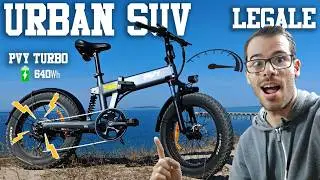 La bici elettrica più economica con doppia sospensione: PVY Turbo