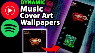Get Dynamic MUSIC Album Art Wallpapers NOW!🔥 - Android Lockscreen & Homescreen Album Cover Art