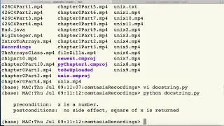 Documenting Python Functions