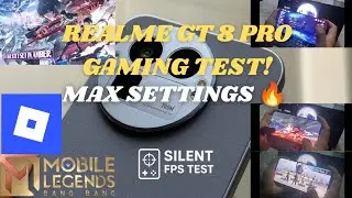 Realme GT 8 Pro Gaming Test | Max Settings! | Wuthering Waves | MLBB | PUBG | Roblox