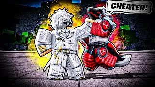 Trolling Furry With Metal Bat in roblox strongest battlegrounds