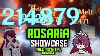 Rosaria showcase and build in Genshin Impact