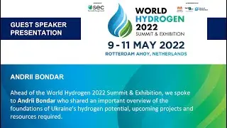 World Hydrogen 2022 Guest Presentation - Andrii Bondar, DTEK