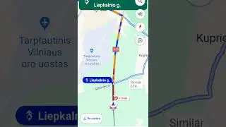 Traffic Jam Vilnius airport Liepkalnis