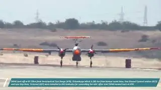 TAPAS UAV operation from Navy ship INS Subhadra