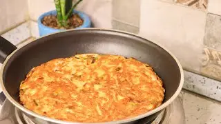 Super Easy Cabbage Pancake Recipe! #115