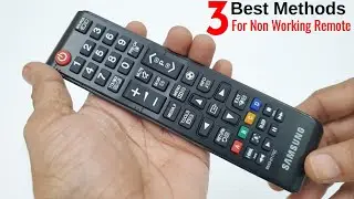 Fix Non-Working TV Remote Control With 3 Most Popular Ways  | How To Repair TV remote Control