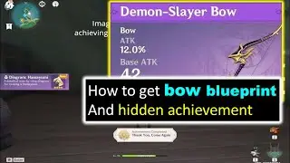 Craftable bow inazuma speedrun genshin impact