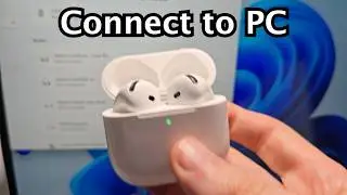 How to Connect AirPods 4 (or ANY) to Windows PC!