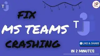 MS Teams App crashing with We’ve Run Into an Issue | How to Fix | Microsoft Teams |MS Office