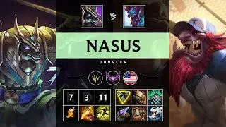 Nasus Jungle vs Trundle - NA Master Patch 25.15