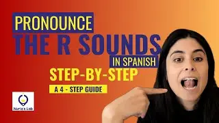 How To Pronounce the R in Spanish - STEP-BY-STEP