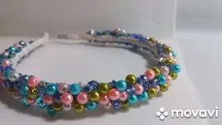 № 237       Очень красивый ЛЕТНИЙ  ободок...#ободки #сундучокрукоделиягалины