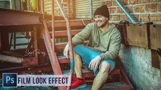 Film Look Effect : Cinematic Color Grading In Photoshop | Photoshop CC Tutorial