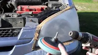 Headlight polishing. Headlight restoration.