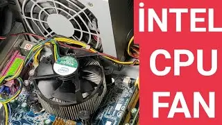 İntel İşlemci soğutucu Fan Montajı/ Ses azaltma