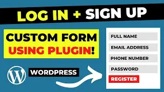 How To Add Log In + Register In WordPress Website (Full Tutorial) | Hindi