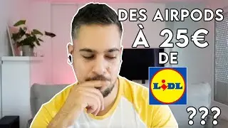 DES AIRPODS à 25 € ??? MINI TEST des écouteurs silvercrest de LIDL